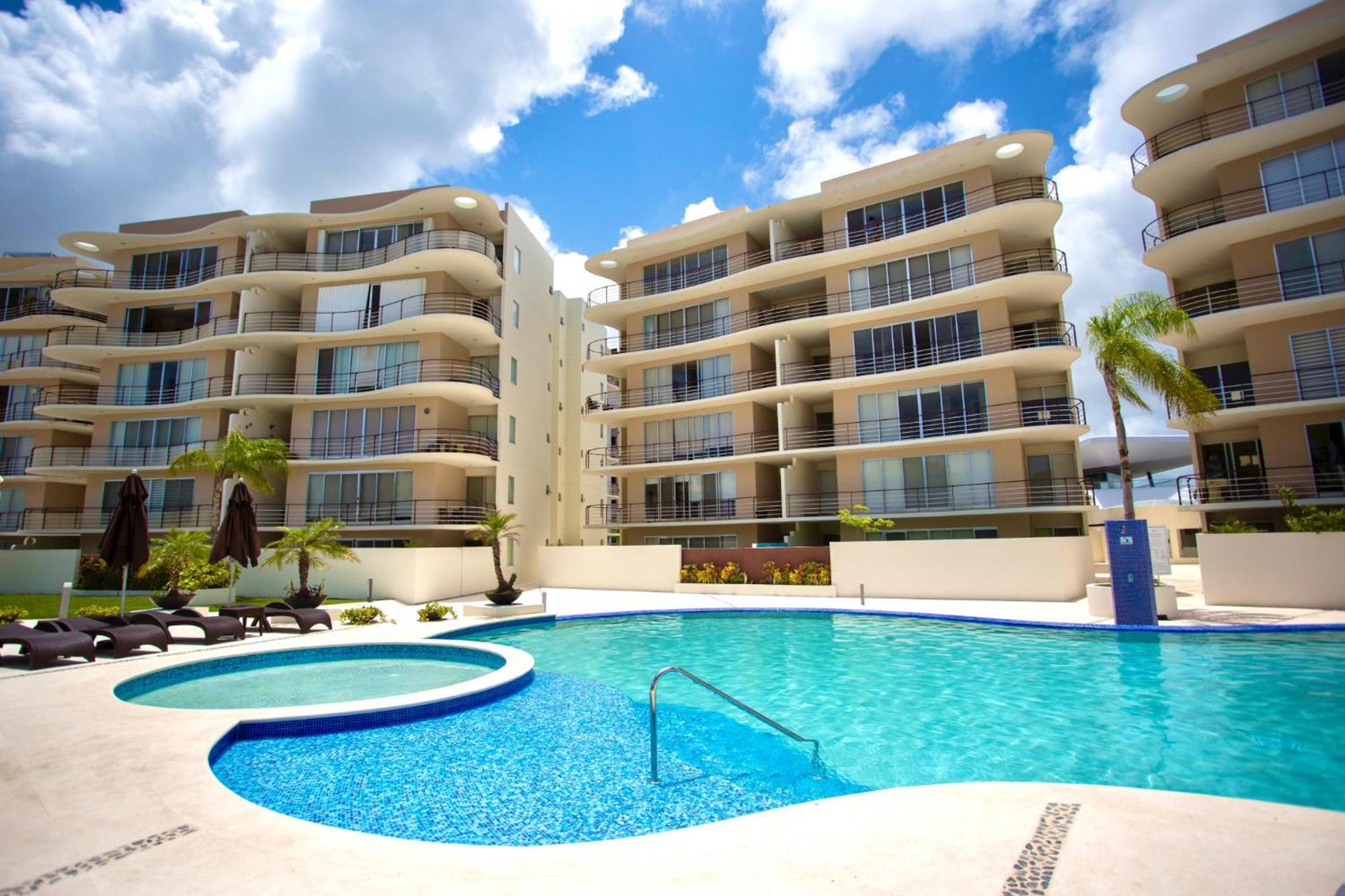 Large&Modern Apartment With Private Terrace كانكون المظهر الخارجي الصورة